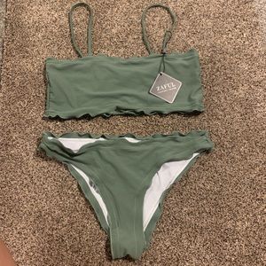 Lettuce Trim Bikini Set